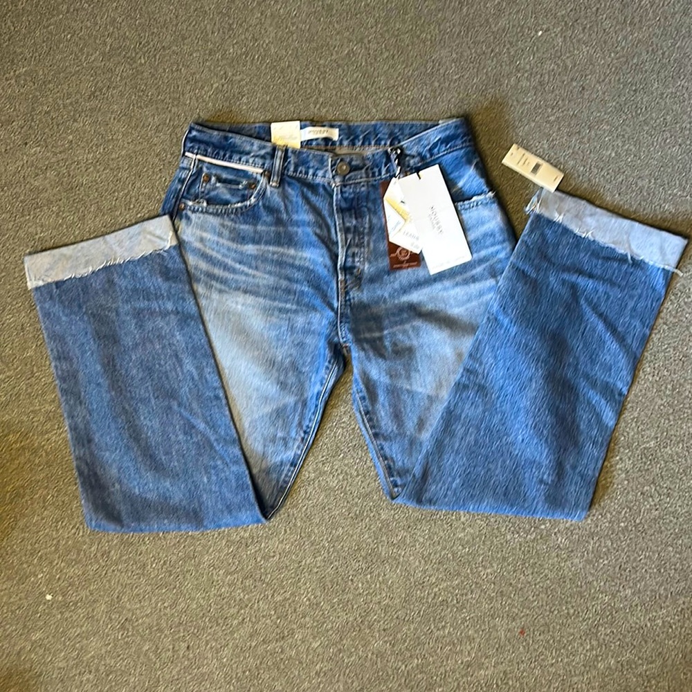 NWT Moussya Seagram’s Straight Leg Jeans in Light Blue Sz 29